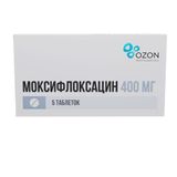 Моксифлоксацин таблетки п/о плен. 400мг 5шт Моксифлоксацин таблетки п/о плен. 400мг 5шт