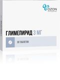 Глимепирид таблетки 3мг 30шт Глимепирид таблетки 3мг 30шт