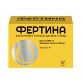 Фертина порошок для приготовления раствора для приема внутрь саше-пакеты 3г 30шт Фертина порошок для приготовления раствора для приема внутрь саше-пакеты 3г 30шт