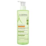 Гель для сухой кожи смягчающий очищающий 2 в 1 Exomega Control A-derma/А-дерма фл. 500мл (C57331)