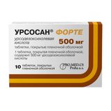 Урсосан Форте таблетки п/о плен. 500мг 10шт