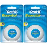 Нить зубная вощеная мятная Essential floss Oral-B/Орал-би 50м 2шт Нить зубная вощеная мятная Essential floss Oral-B/Орал-би 50м 2шт