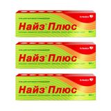 3Х Найз Плюс гель для наружного применения 0,25мг/г+50мг/г+100мг/г+10мг/г 50г