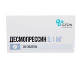 Десмопрессин таблетки 0,1мг 30шт Десмопрессин таблетки 0,1мг 30шт