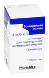 Золедроновая кислота концентрат для приг. раствора для инфузий 4мг/5мл Золедроновая кислота концентрат для приг. раствора для инфузий 4мг/5мл
