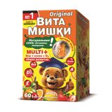 ВитаМишки Мульти Плюс пастилки жевательные 2,4г 60шт ВитаМишки Мульти Плюс пастилки жевательные 2,4г 60шт