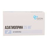 Азатиоприн капсулы 25мг 42шт Азатиоприн капсулы 25мг 42шт