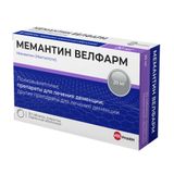 Мемантин Велфарм таблетки п/о плен. 20мг 30шт