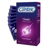 Презервативы из натурального латекса Classic Contex/Контекс 6шт Презервативы из натурального латекса Classic Contex/Контекс 6шт