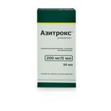 Азитрокс порошок для приг. суспензии для приема внутрь 200мг/5мл 15,9г+Ложка мерная+Пипетка для дозирования