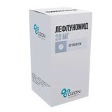 Лефлуномид таблетки п/о плен. 20мг 30шт Лефлуномид таблетки п/о плен. 20мг 30шт