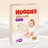 Подгузники-трусики детские одноразовые Elite Soft Huggies/Хаггис 9-14кг 38шт р.4