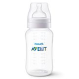 Бутылочка с силиконовой соской из полипропилена с 3 мес. Anti-colic Philips Avent 330мл (SCY106/01) Бутылочка с силиконовой соской из полипропилена с 3 мес. Anti-colic Philips Avent 330мл (SCY106/01)