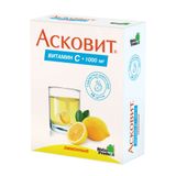 Асковит лимон таблетки шипучие 1000мг 10шт