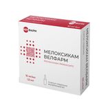 Мелоксикам Велфарм раствор для в/м введ. 10мг/мл 1,5мл 5шт Мелоксикам Велфарм раствор для в/м введ. 10мг/мл 1,5мл 5шт