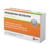 Мебеверин Велфарм капсулы с пролонгированным высвобождением 200мг 30шт Мебеверин Велфарм капсулы с пролонгированным высвобождением 200мг 30шт