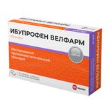 Ибупрофен Велфарм таблетки п/о плен. 400мг 20шт Ибупрофен Велфарм таблетки п/о плен. 400мг 20шт