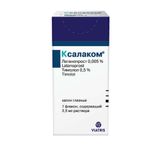 Ксалаком капли глазные 0,005%+0,5% 2,5мл Ксалаком капли глазные 0,005%+0,5% 2,5мл