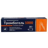 Тромбогель 1000 гель для наружного применения 30г Тромбогель 1000 гель для наружного применения 30г