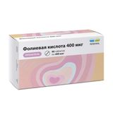 Фолиевая кислота Пренаталь Renewal/Реневал таблетки 400мкг 90шт