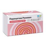Пирацетам Реневал таблетки п/о плен. 800мг 30шт Пирацетам Реневал таблетки п/о плен. 800мг 30шт