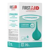 Спринцовка А7 с мягким наконечником First Aid/Ферстэйд 70мл Спринцовка А7 с мягким наконечником First Aid/Ферстэйд 70мл