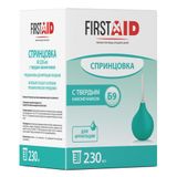 Спринцовка Б9 с твердым наконечником First Aid/Ферстэйд 230мл Спринцовка Б9 с твердым наконечником First Aid/Ферстэйд 230мл