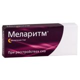 Меларитм таблетки п/о плен. 3мг 30шт Меларитм таблетки п/о плен. 3мг 30шт