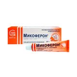 Микоферон гель для наружного применения 10000МЕ/г+10мг/г+10мг/г 15г Микоферон гель для наружного применения 10000МЕ/г+10мг/г+10мг/г 15г