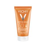 Vichy Capital Soleil Матирующая солнцезащитная эмульсия для кожи лица с экстрактом корня имбиря, кассии, витамином Е и термальной водой, SPF 50, 50 мл Vichy Capital Soleil Матирующая солнцезащитная эмульсия для кожи лица с экстрактом корня имбиря, кассии, витамином Е и термальной водой, SPF 50, 50 мл