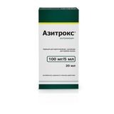 Азитрокс порошок для приг. суспензии для приема внутрь 100мг/5мл 15,9г+Ложка мерная+Пипетка для дозирования