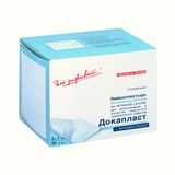 Лейкопластырь антимикробный стерильный с мирамистином Докапласт 5х7см 50шт Лейкопластырь антимикробный стерильный с мирамистином Докапласт 5х7см 50шт