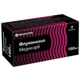 Флуконазол Медисорб капсулы 150мг 4шт