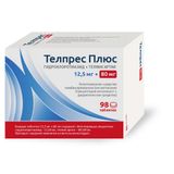 Телпрес Плюс таблетки 12,5мг+80мг 98шт