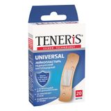 Лейкопластырь бактерицидный на полимерной основе Universal Teneris/Тенерис 76х19мм 20шт Лейкопластырь бактерицидный на полимерной основе Universal Teneris/Тенерис 76х19мм 20шт