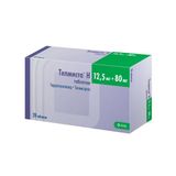 Телмиста Н таблетки 12,5мг+80мг 28шт Телмиста Н таблетки 12,5мг+80мг 28шт