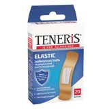 Лейкопластырь бактерицидный на тканевой основе Elastic Teneris/Тенерис 76х19мм 20шт Лейкопластырь бактерицидный на тканевой основе Elastic Teneris/Тенерис 76х19мм 20шт