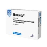 Панцеф таблетки п/о плен. 400мг 10шт Панцеф таблетки п/о плен. 400мг 10шт