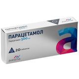 Парацетамол таблетки 500мг 20шт Парацетамол таблетки 500мг 20шт