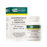 Аскорбиновая кислота с глюкозой таблетки 100мг+877мг 40шт