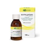 Фурацилин концентрат для приг.р-ра для мест.и наруж.применения 4мг/мл 100мл (с мерной ложкой)