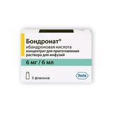 Бондронат конц. пригот. р-ра д/инф. 1мг/мл фл. 6мл №1