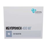 Ибупрофен таблетки, покрытые пленочной оболочкой 400мг 60шт