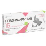Преднифарм ТАБ таблетки для животных массой от 8 до 20кг 16мг 20шт