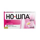 Но-шпа Дуо таблетки 40мг+500мг 12шт
