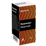 Разагилин Медисорб таблетки 1мг 30шт Разагилин Медисорб таблетки 1мг 30шт