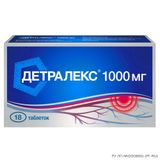 Детралекс таблетки п/о плен. 1000мг 18шт Детралекс таблетки п/о плен. 1000мг 18шт