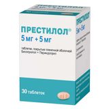 Престилол таблетки п/о плен. 5мг+5мг 30шт Престилол таблетки п/о плен. 5мг+5мг 30шт