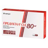 Предуктал ОД капсулы с пролонгированным высвобождением 80мг 30шт Предуктал ОД капсулы с пролонгированным высвобождением 80мг 30шт