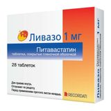 Ливазо таблетки п/о плен. 1мг 28шт Ливазо таблетки п/о плен. 1мг 28шт